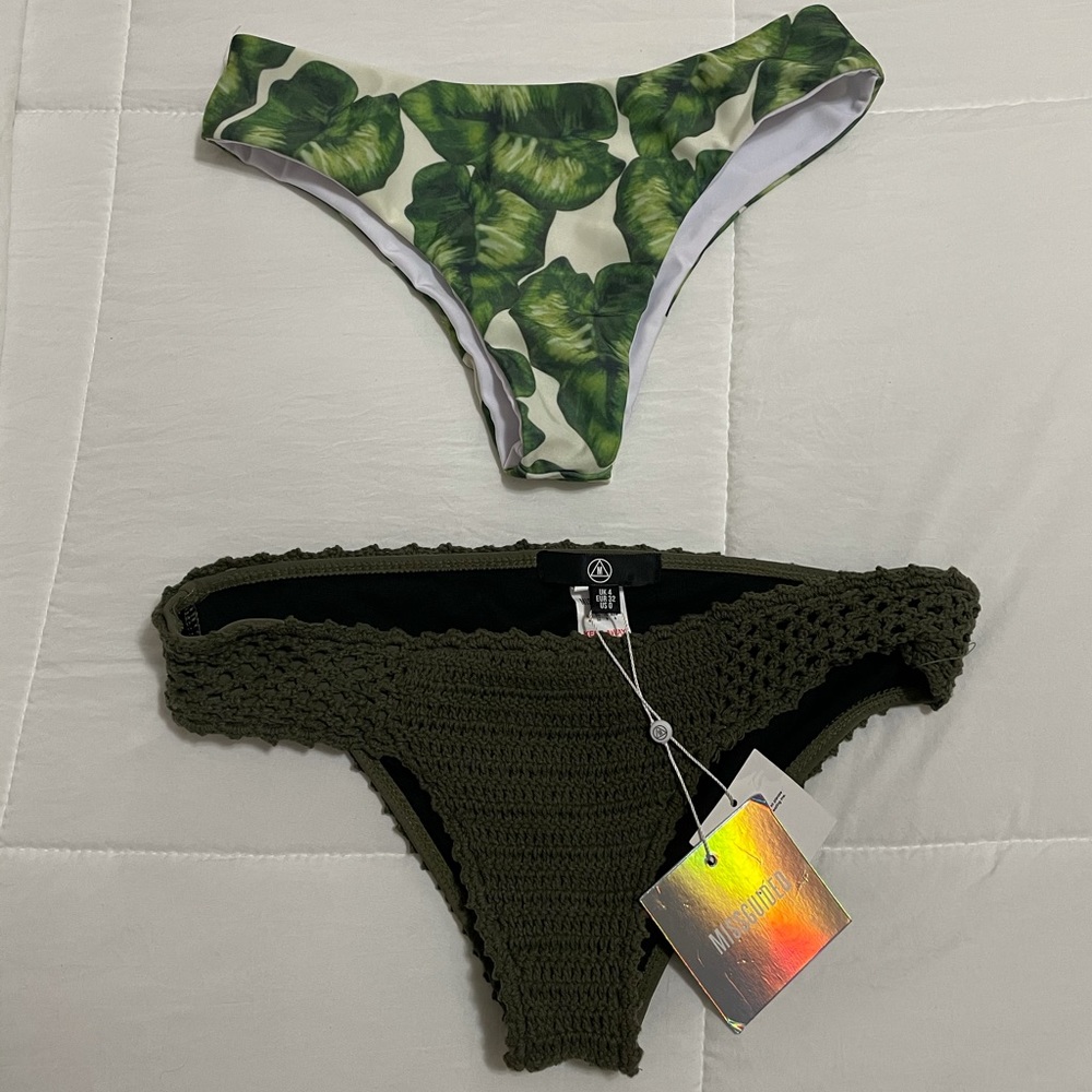 Bikini bottom set.